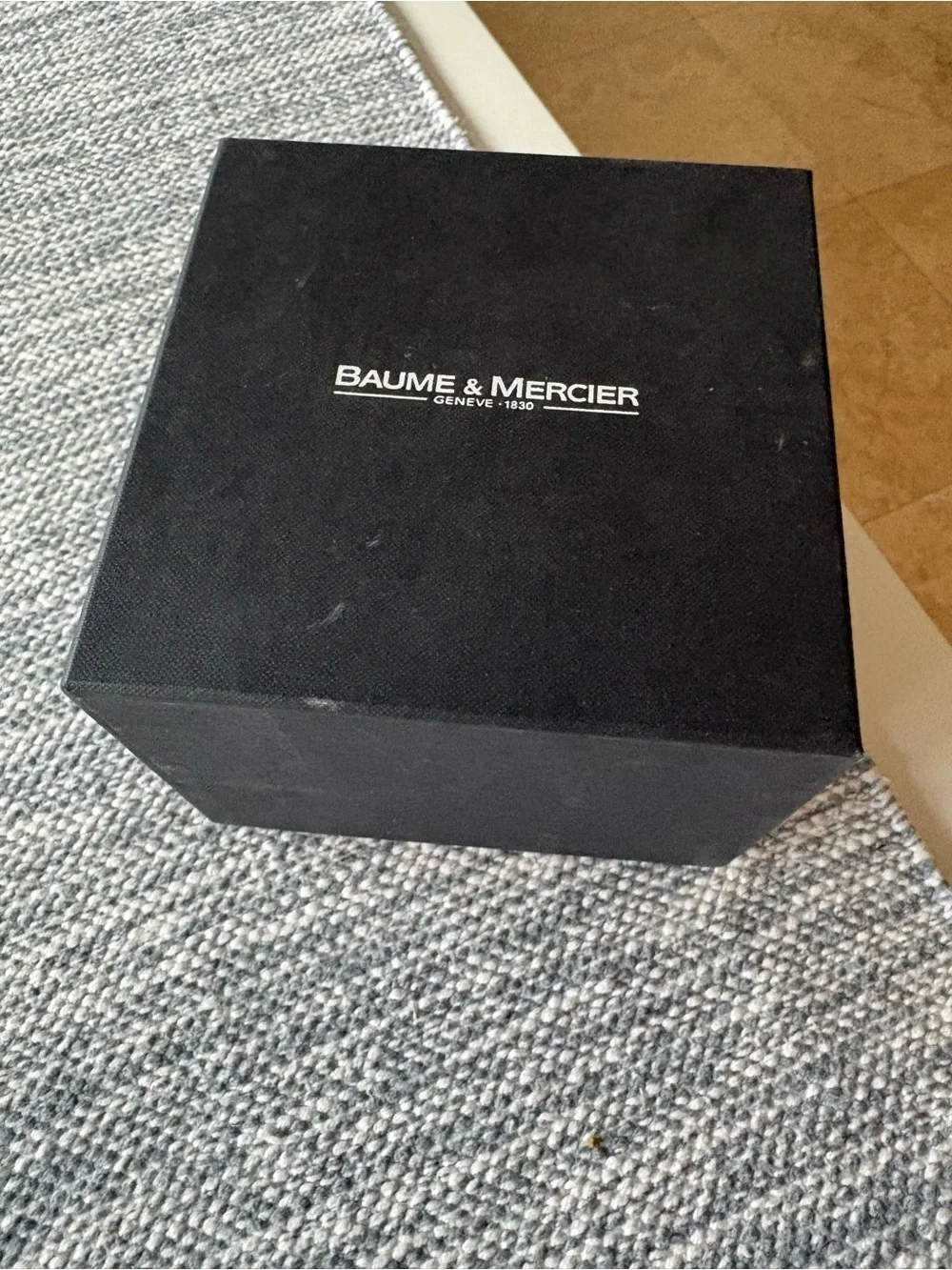 Women’ Baume & Mercier Hampton Classic Silver Rectangular Bracelet Watch